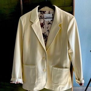 Women Faux leather blazer